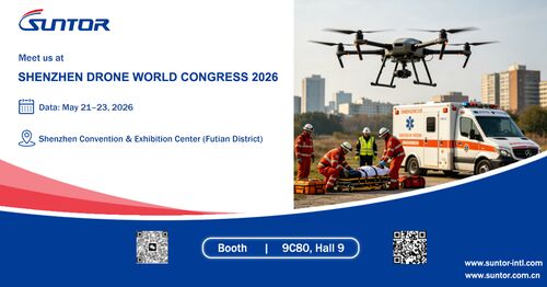 Latest company news about SUNTOR wystawi na Światowym Kongresie Dronów w Shenzhen 2026