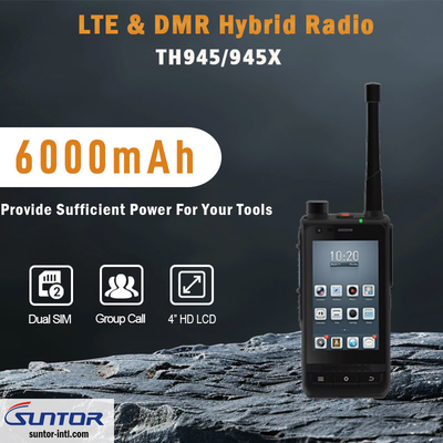 TH945D DMR LTE Radio z zakresem częstotliwości UHF/VHF i 12,5KHz/25KHz rozstawieniem kanałów dla szerokiego zasięgu i elastyczności